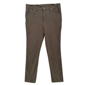 Free Fly 5 Pocket Pants Mens Brown Bamboo Stretch Straight Leg Size 32x32